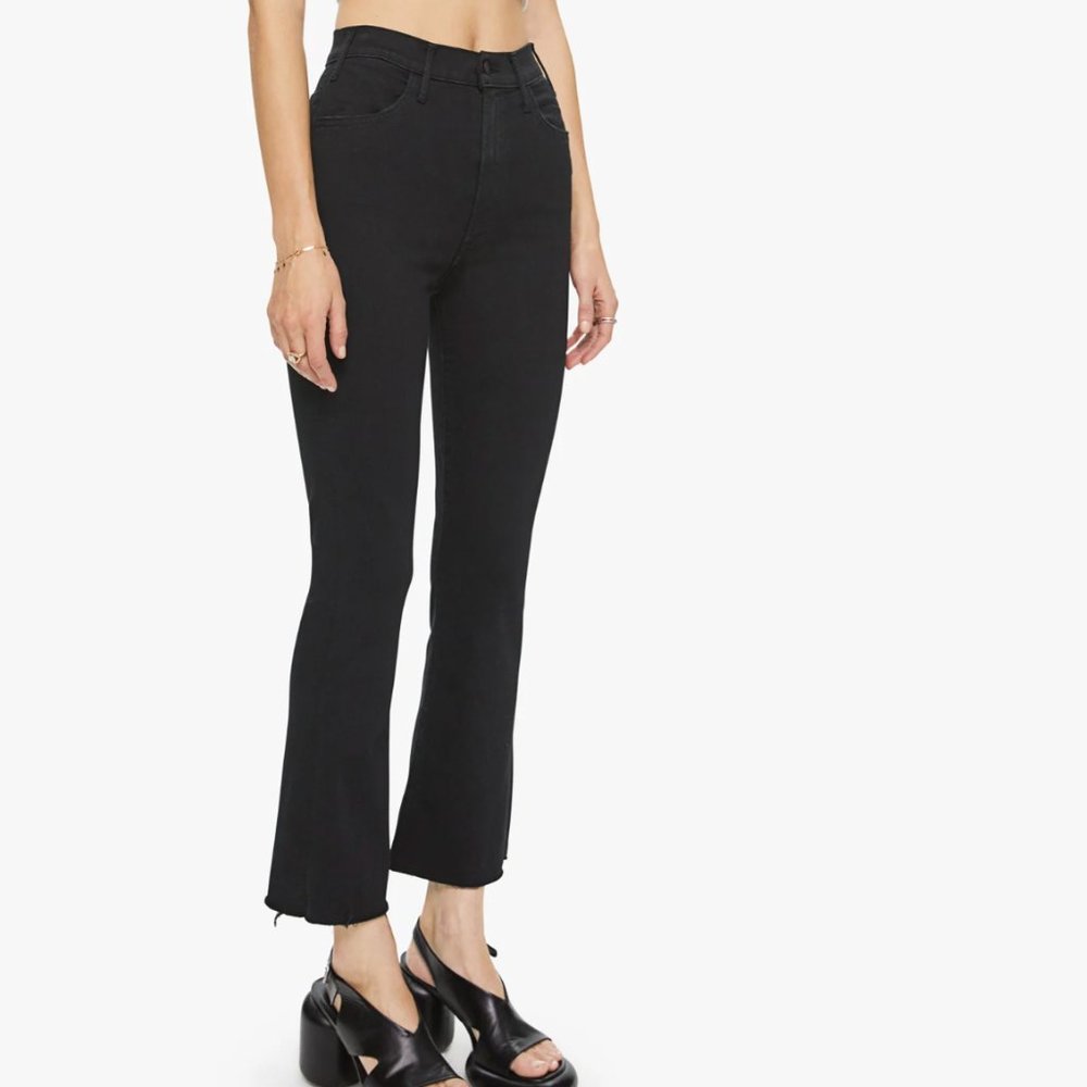 MOTHER Denim The Hustler Ankle Fray Jeans in Not Guilty